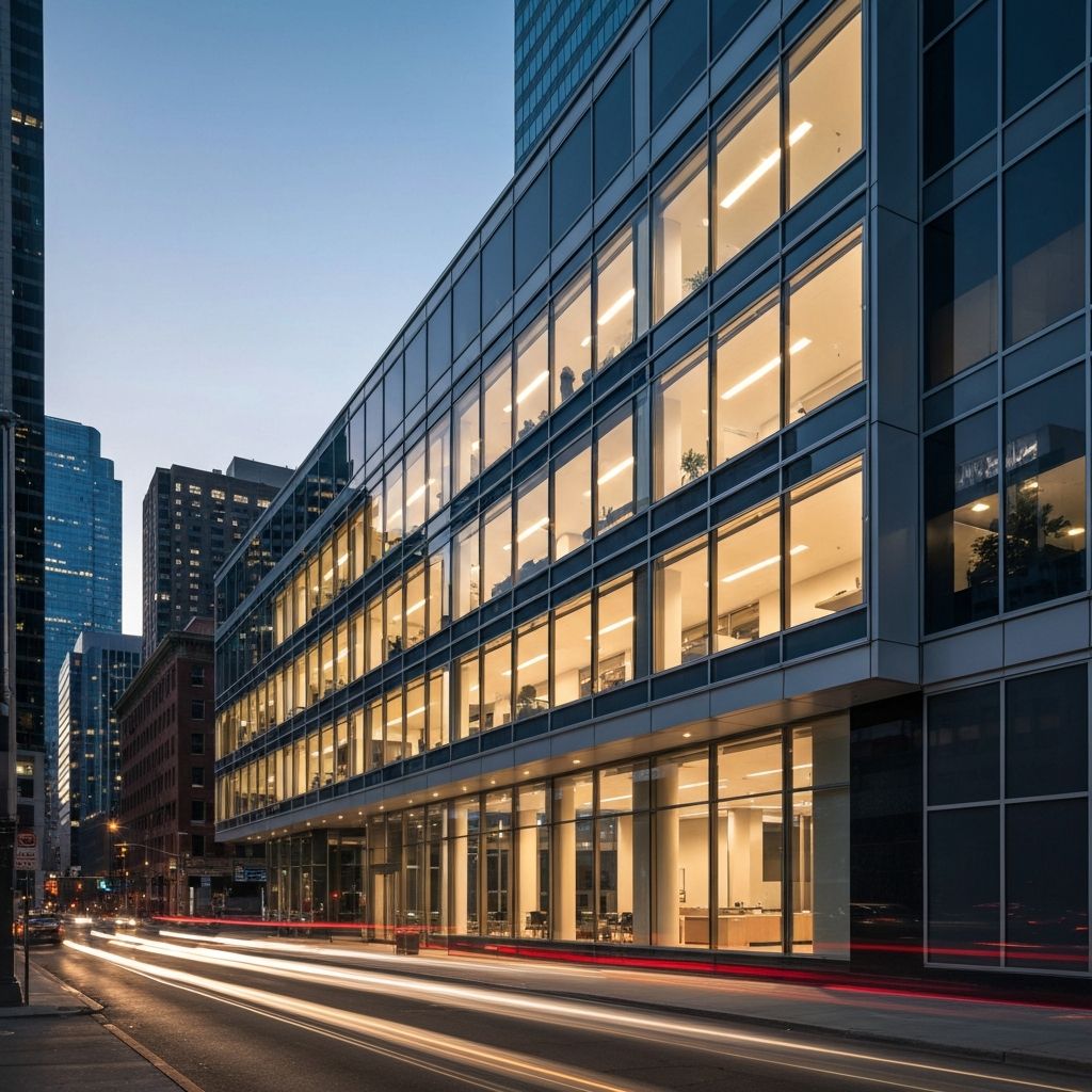 Modern building exterior